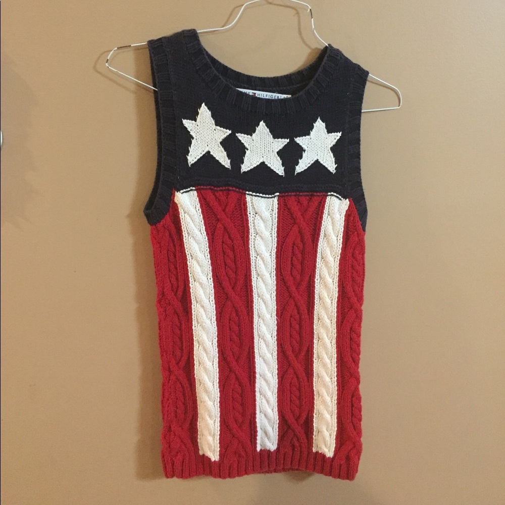 Tommy Hilfiger American flag sweater