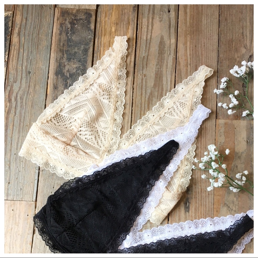Nude lace bralette - Picture 2 of 6