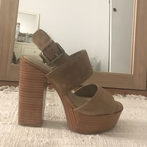 Aldo block heel wedge