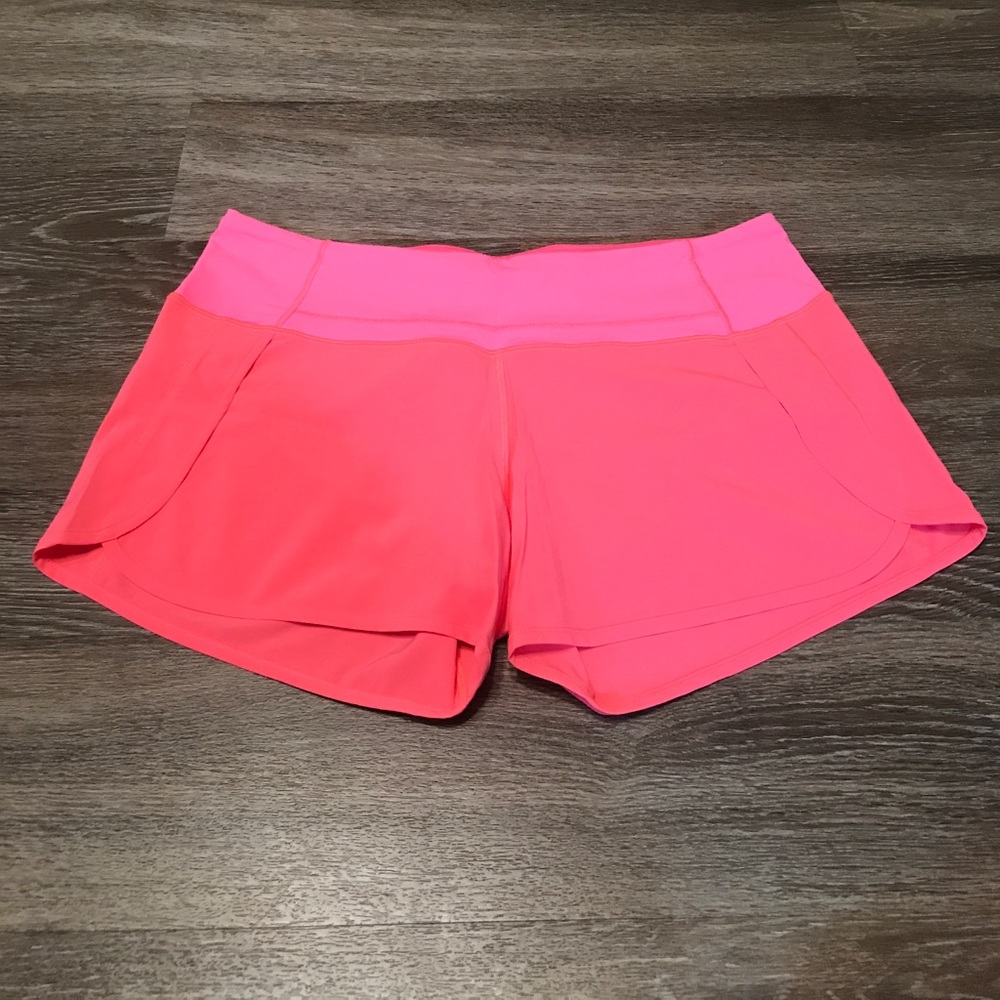Lululemon Hot Pink 4” Run Times