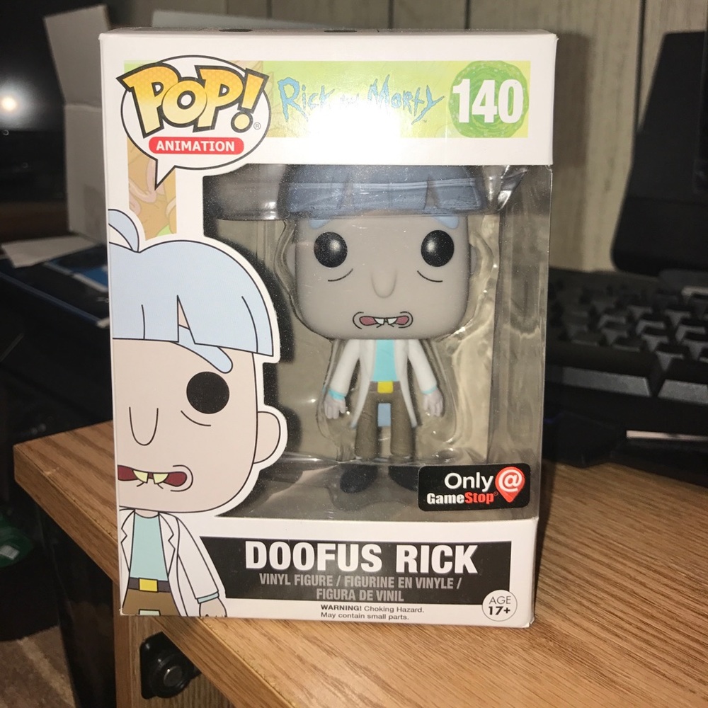 Doofus rick funko pop #140 rick and morty