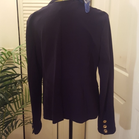 Clothes ( real) one button blue jacket. Size 14 - Picture 5 of 8