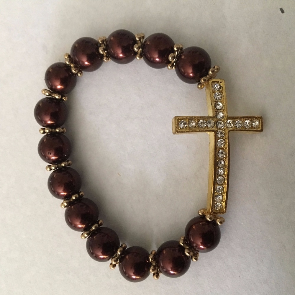 Cut Diamond Bracelet Brown