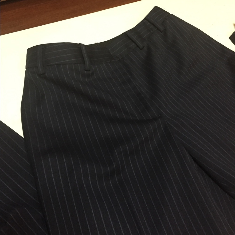 Brooks Brothers navy pinstripe slacks, size 2