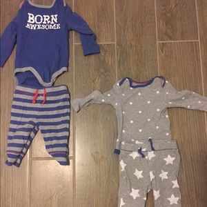 6-9 MONTH Cat & Jack pajama sets.