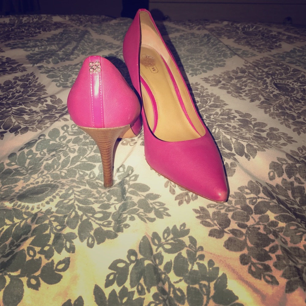 Coach 3inch leather pump