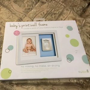 Baby's print wall frame