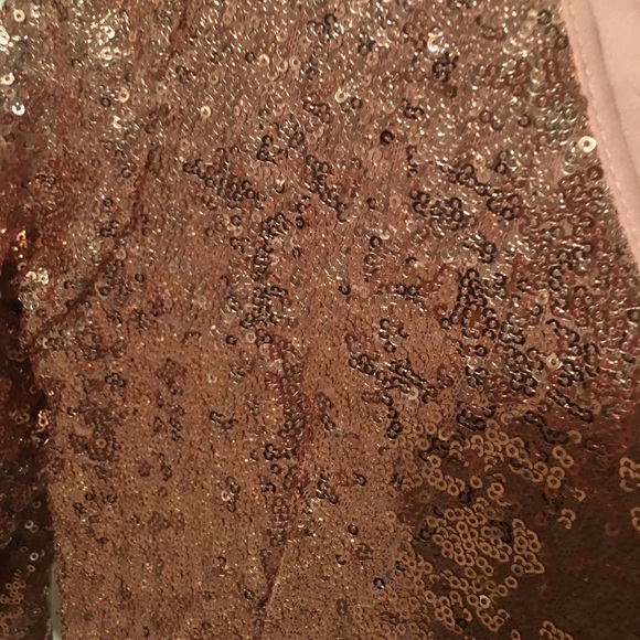Rose gold sequin dress - Picture 3 of 7