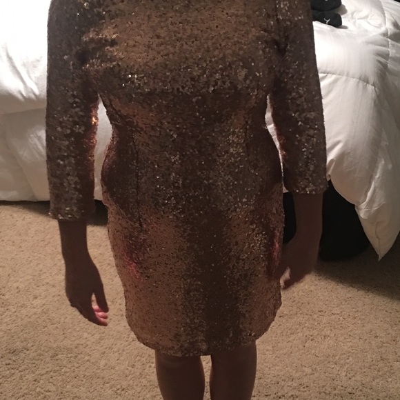 Rose gold sequin dress - Picture 7 of 7