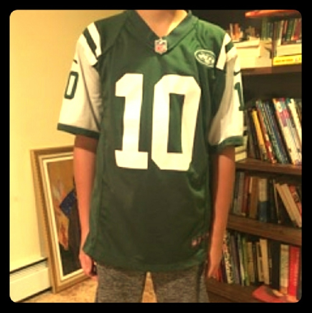 🏈Santonio Holmes🏈#10 Jets Jersey🏈Boys