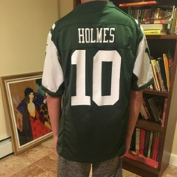 🏈Santonio Holmes🏈#10 Jets Jersey🏈Boys - Picture 2 of 2