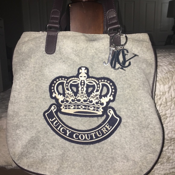 Juicy Couture Large Gray Purse - Picture 3 of 3