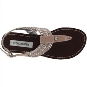 Used Steve Madden Blush Stark Sandal with Shoe Box