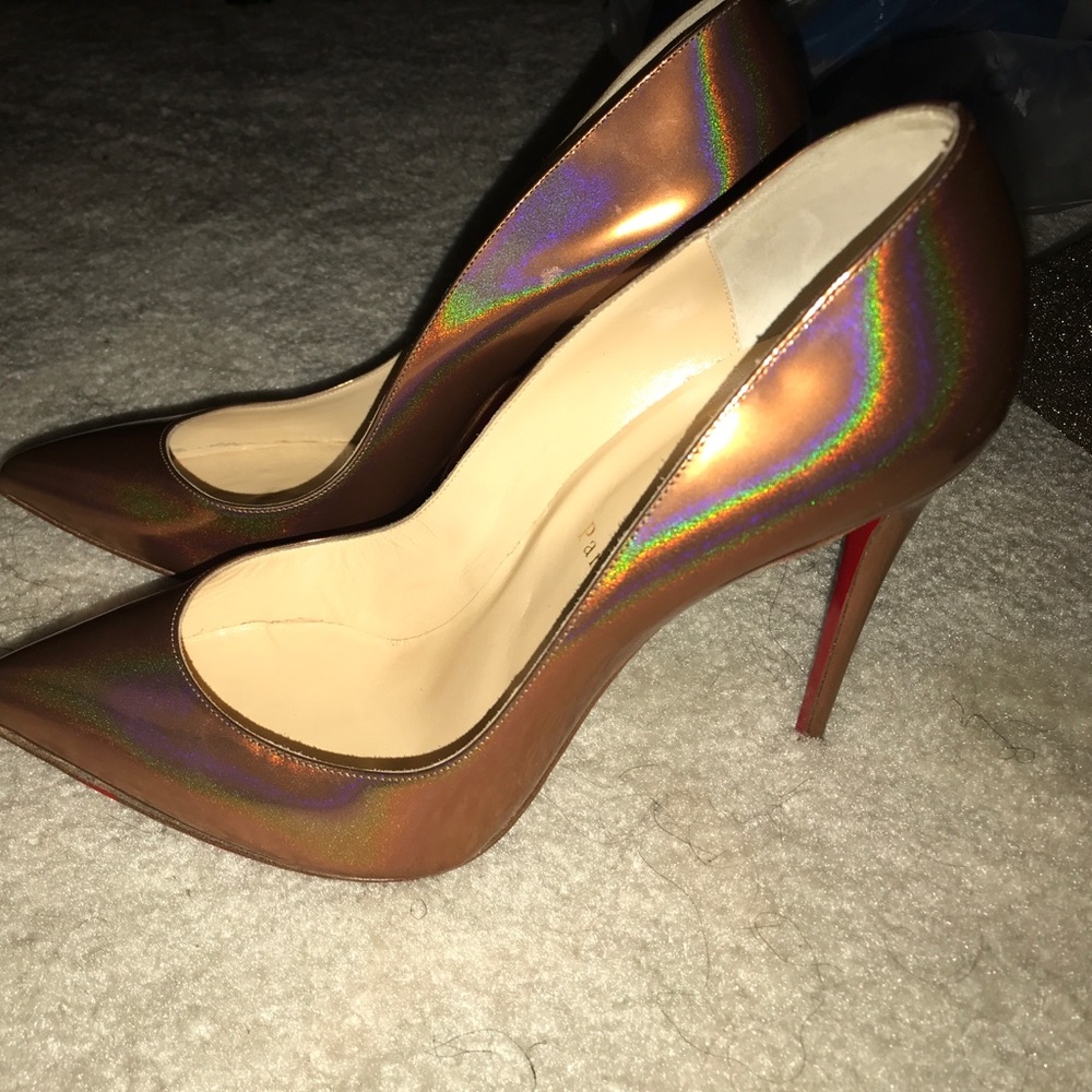 Christian loboutins bronze