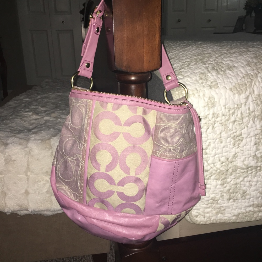 Lavender Medium Coach Purse
