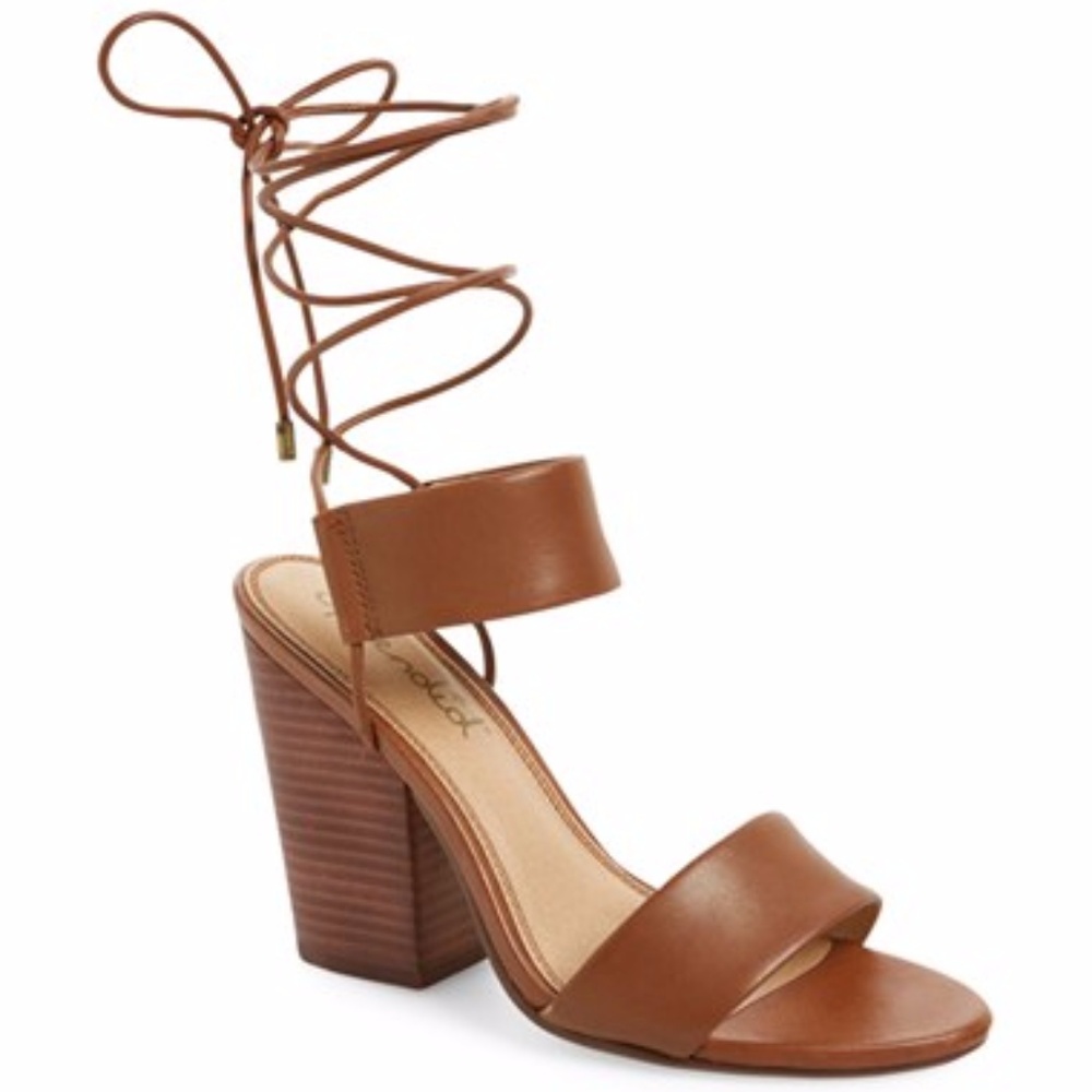 NEW Splendid 'Kenya' Wraparound Lace block Sandal