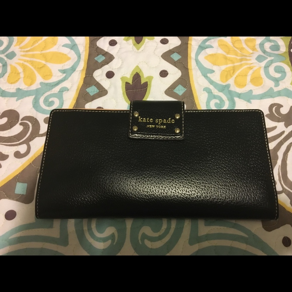 Kate Spade ♠️ Black Clutch