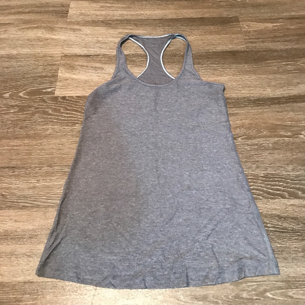 Lululemon Gray Cool Racerback