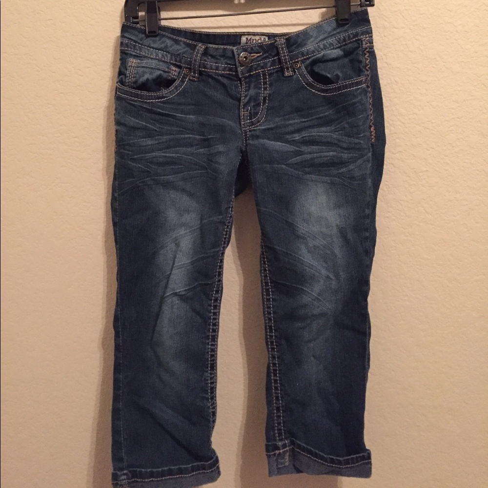 Cute jean capris
