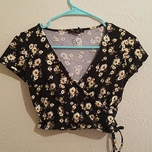 Floral crop top