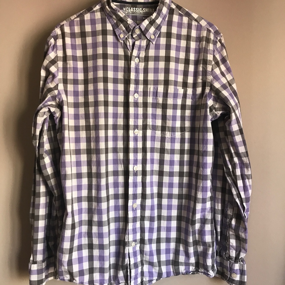 Old Navy Purple Button Down