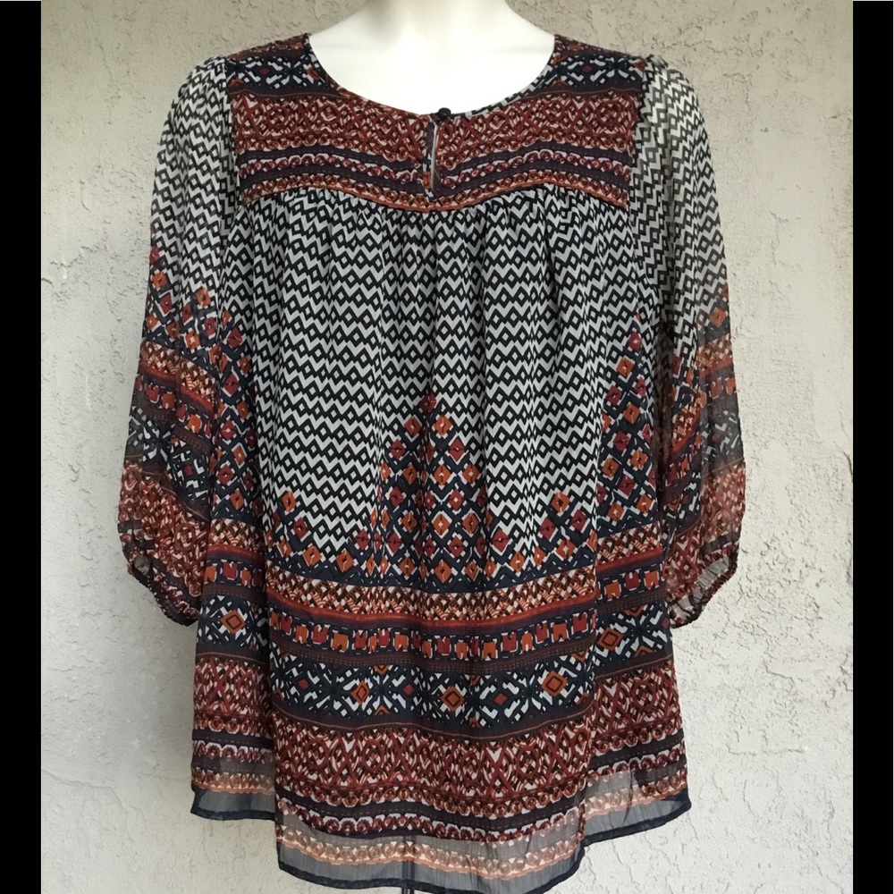Multicolored Top (Size 16W)