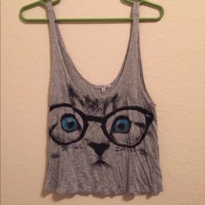 Kitty cat cropped tank *FREE WITH BUNDLE*