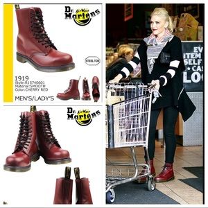 Dr Martens unisex 1919 10 eye OX blood boots 5L 4M