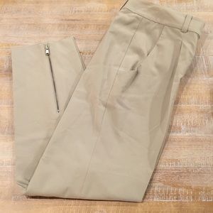 Ann Taylor cropped, pleated trousers