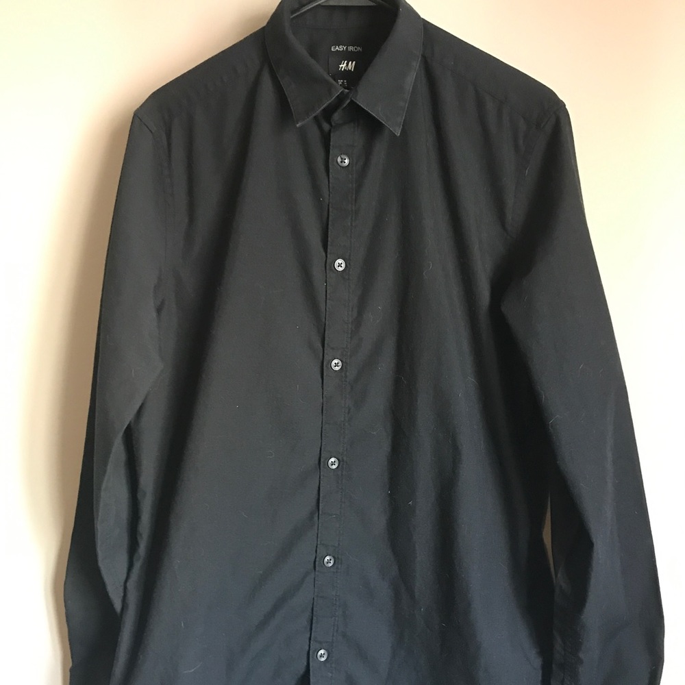 Black HM Button Down