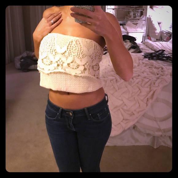 Crochet lace tube top - Picture 2 of 6