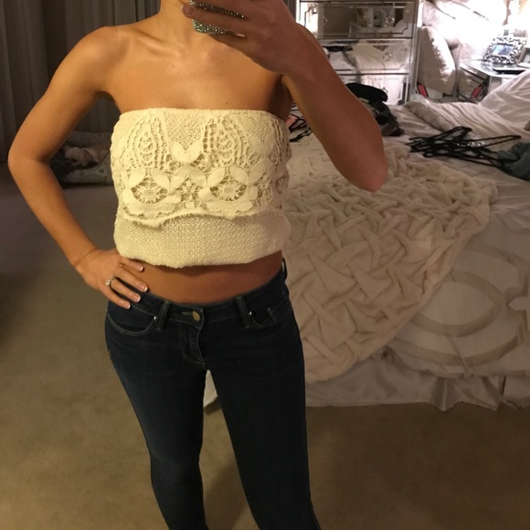 Crochet lace tube top - Picture 3 of 6