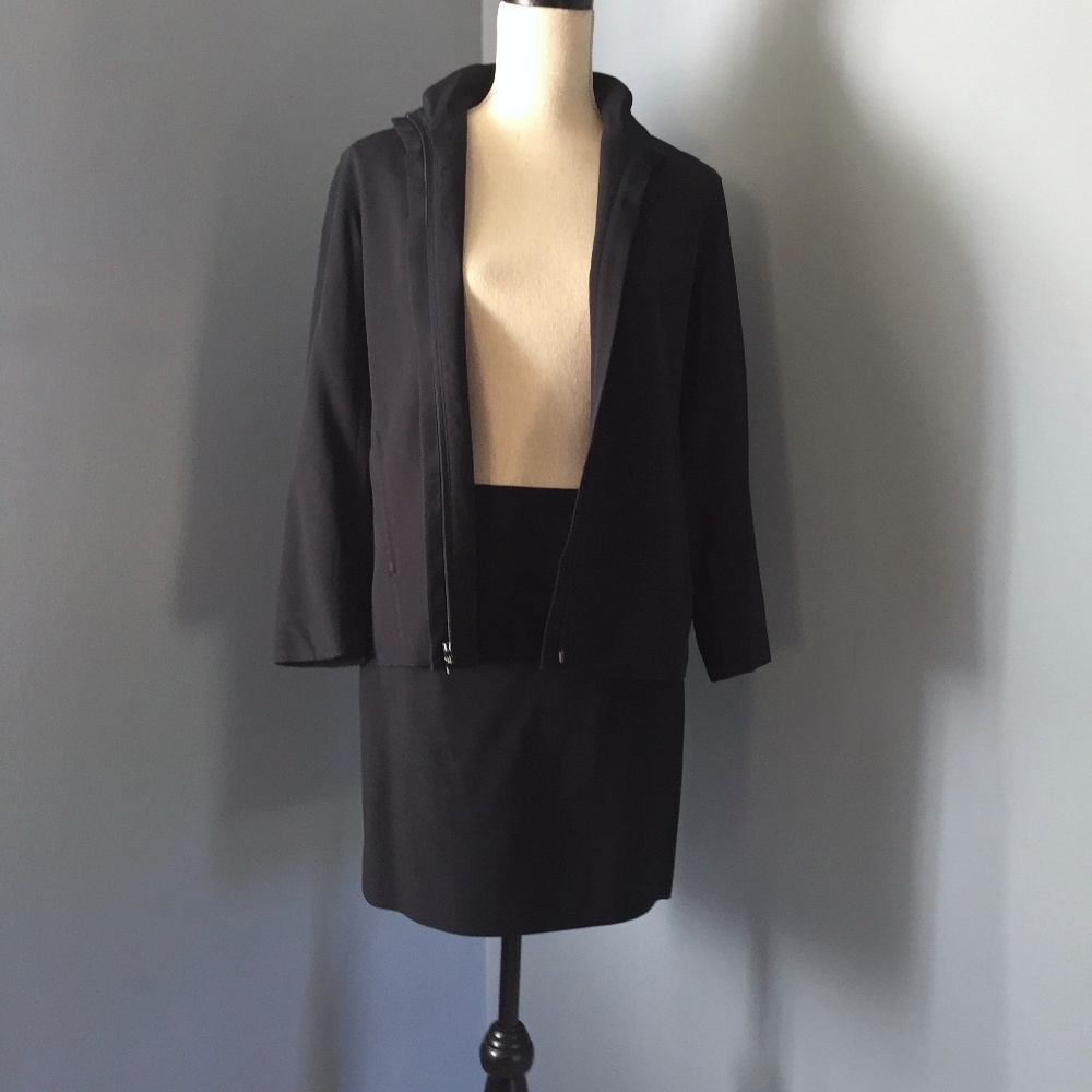 DKNY Two Piece Jacket and Skirt Navy Blue