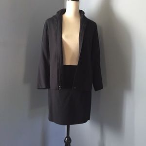 DKNY Two Piece Jacket and Skirt Navy Blue