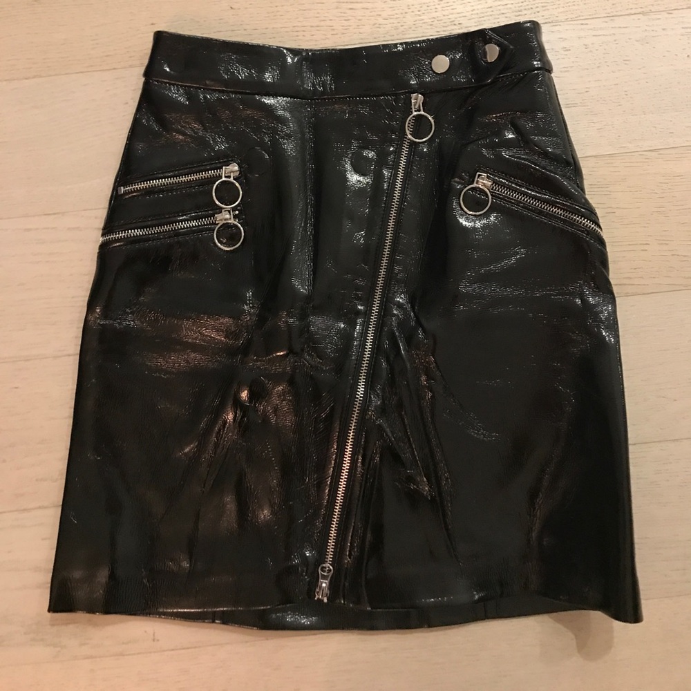 Patent Zipper skirt