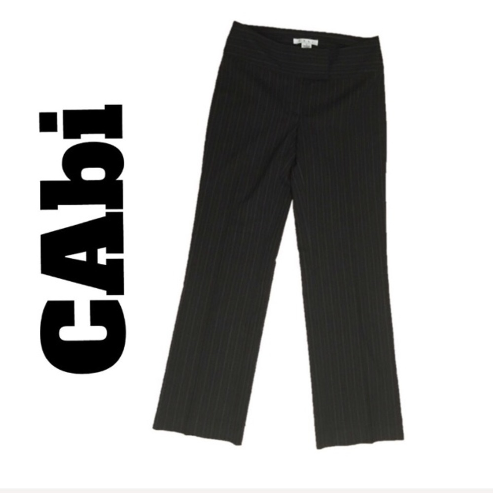 CAbi Kelsey Career Pinstripe Dress Pants 0