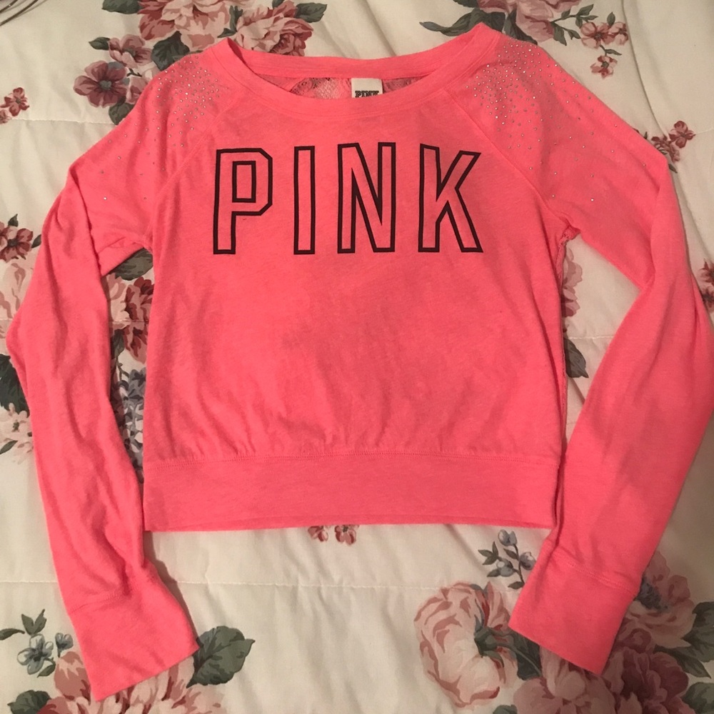 Super cute Long sleeve xs/s PINK shirt!!