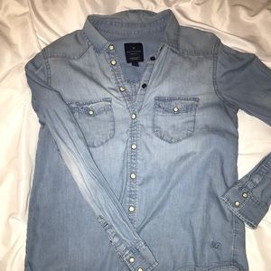 American Eagle Chambray Shirt