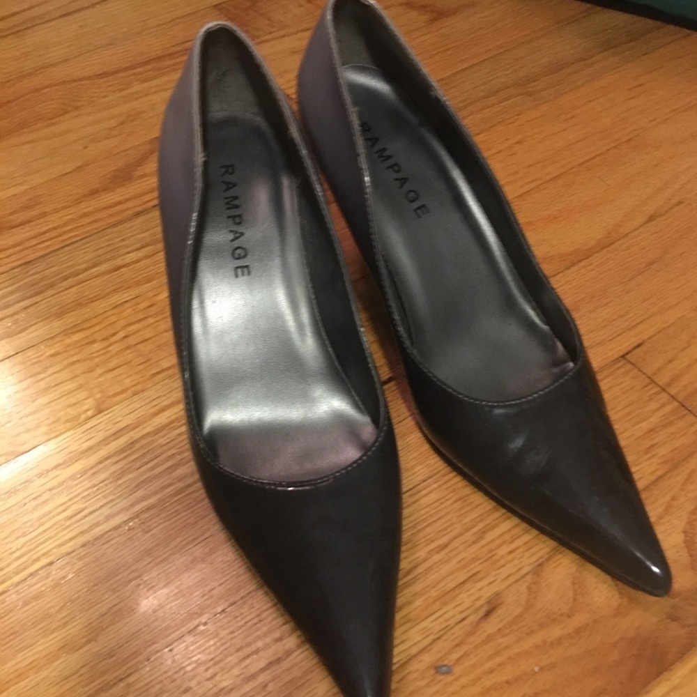 Women's heels ombré black and gray