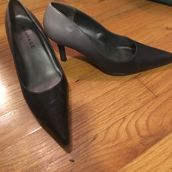 Women's heels ombré black and gray - Picture 2 of 4