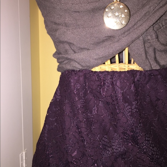 APT 9 Deep Purple Midi length Pencil Skirt - Picture 2 of 5