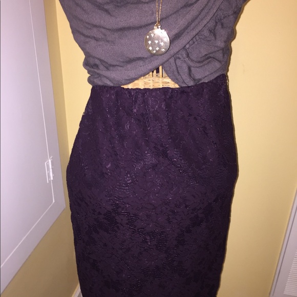 APT 9 Deep Purple Midi length Pencil Skirt - Picture 3 of 5