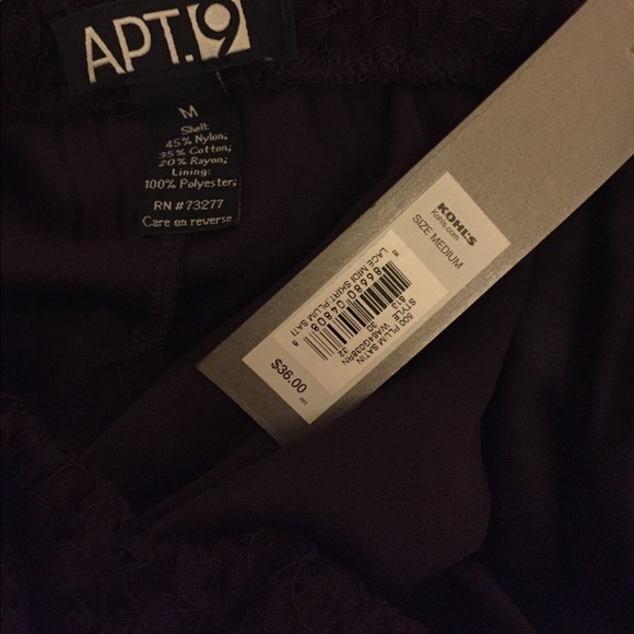 APT 9 Deep Purple Midi length Pencil Skirt - Picture 5 of 5