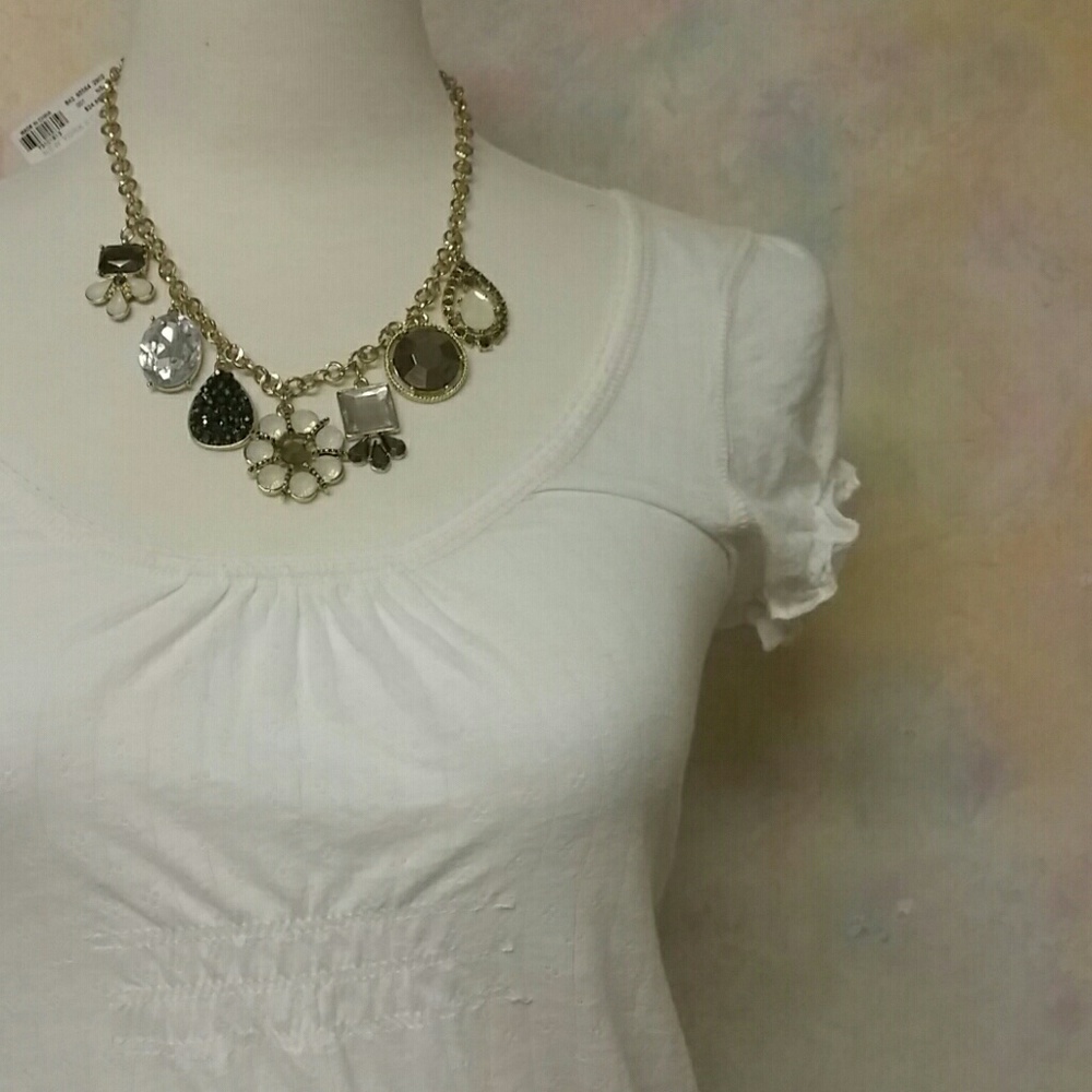 Charm statement necklace