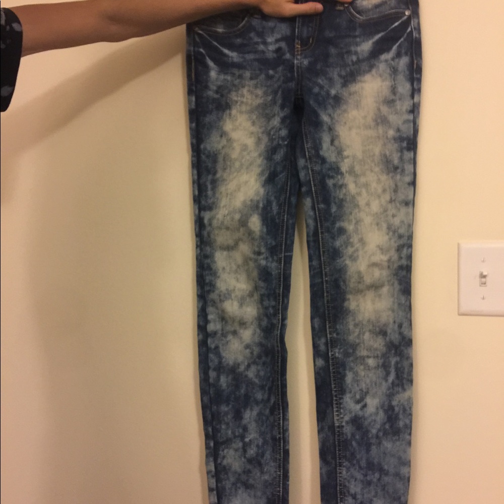 Washed denim Jeans