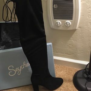 Over the knee Seychelles suede boots size 8.5