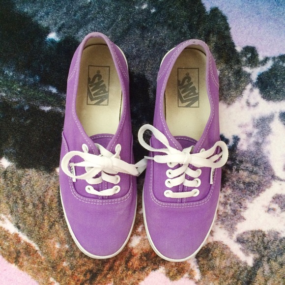 purple low pro vans