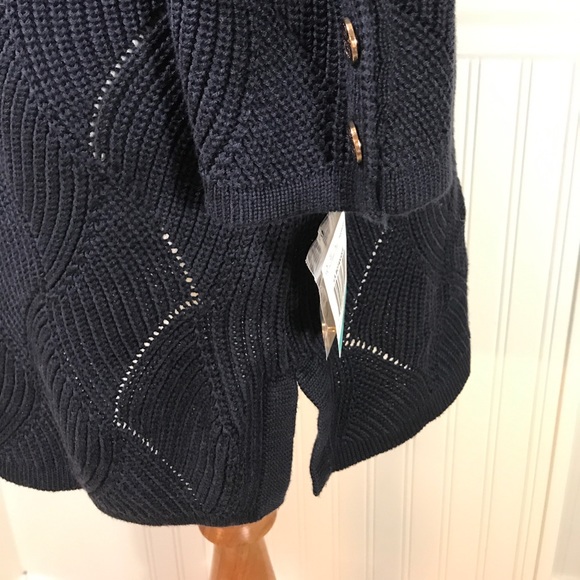 Charter Club Womens Plus Pointelle 3/4 Sleeves - Picture 5 of 8