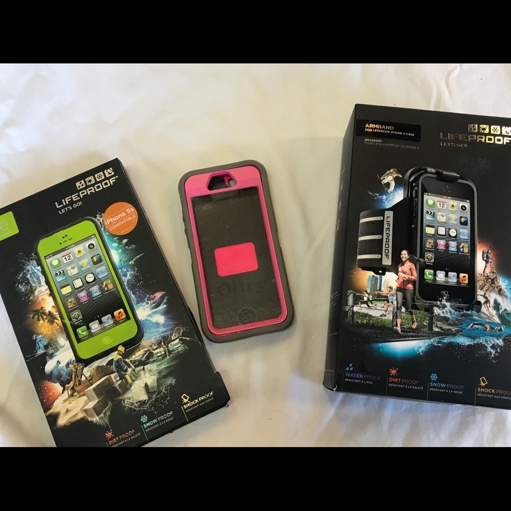 iPhone 5/5s Otterbox and iPhone 5/5s Lifeproof