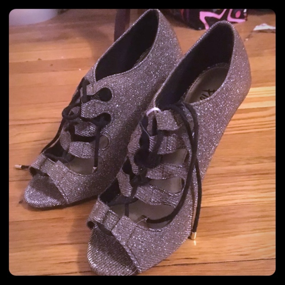 Glittery party shoes